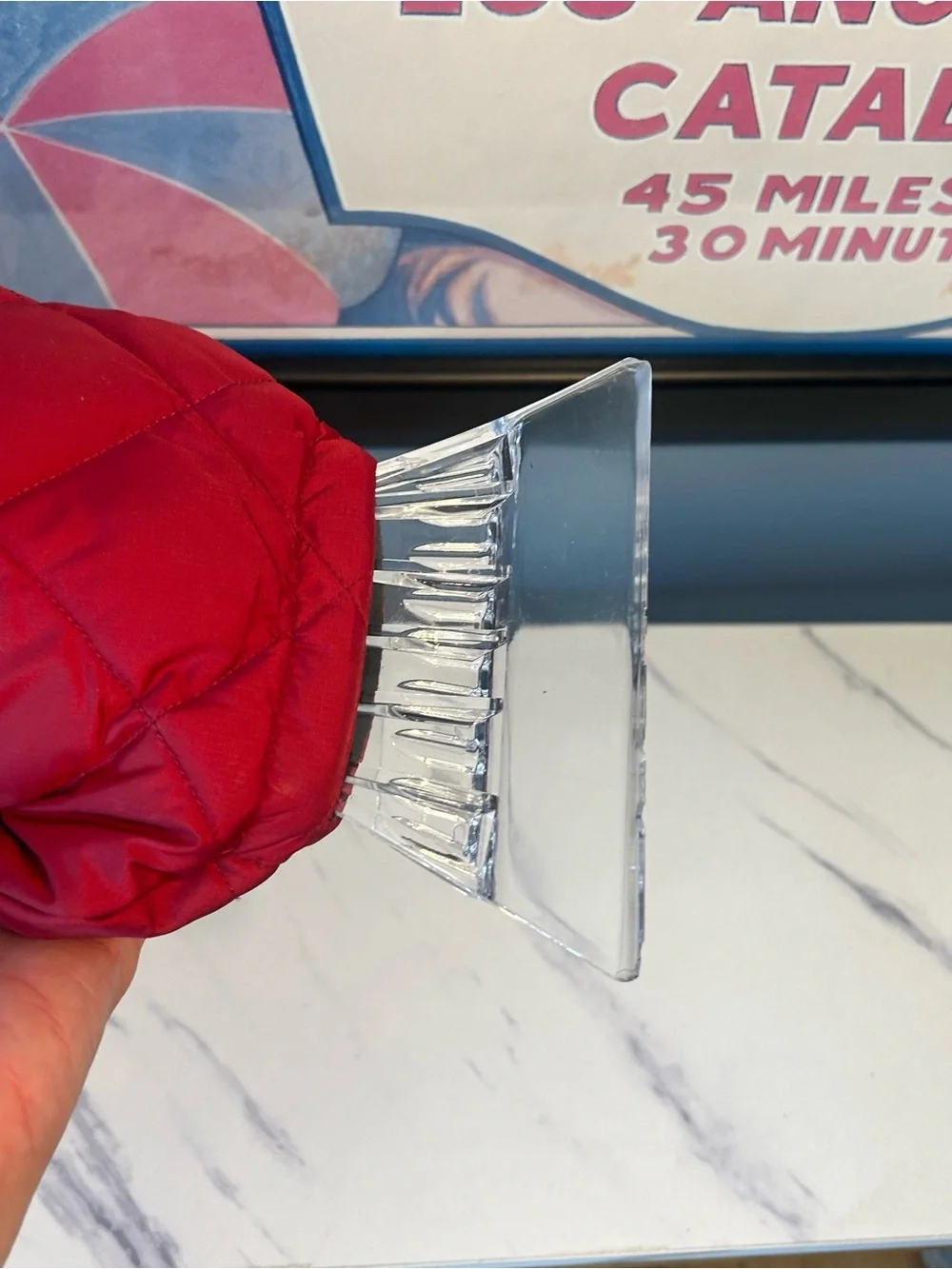 Eddie Bauer goose down fill ice scraper mitten